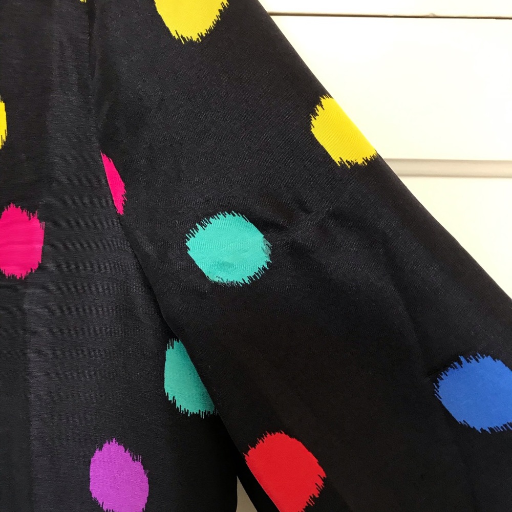 KATE SPADE Silk Belina Polka Dot Shift Dress 4 - Picture 15 of 16